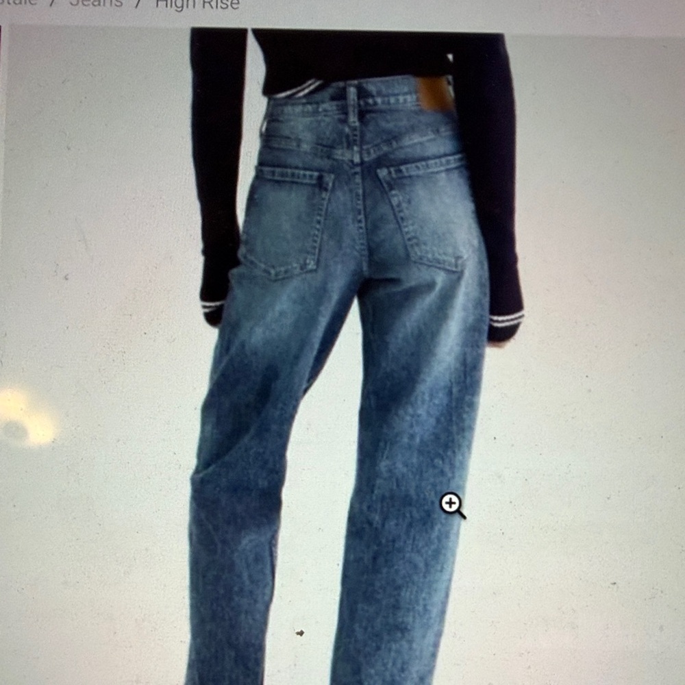 Aeropostale Classic High Rise Baggy Blue Denim Jeans 6R